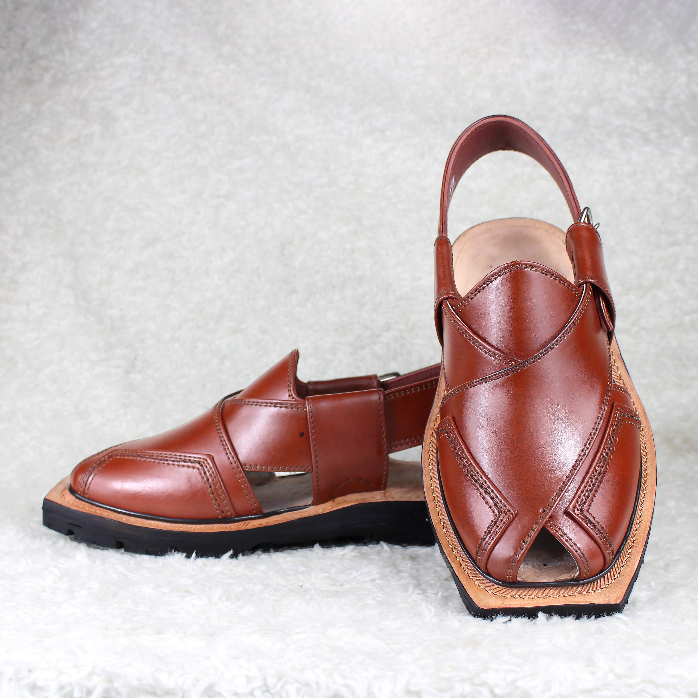 Mustered China Cut Tyre Sole