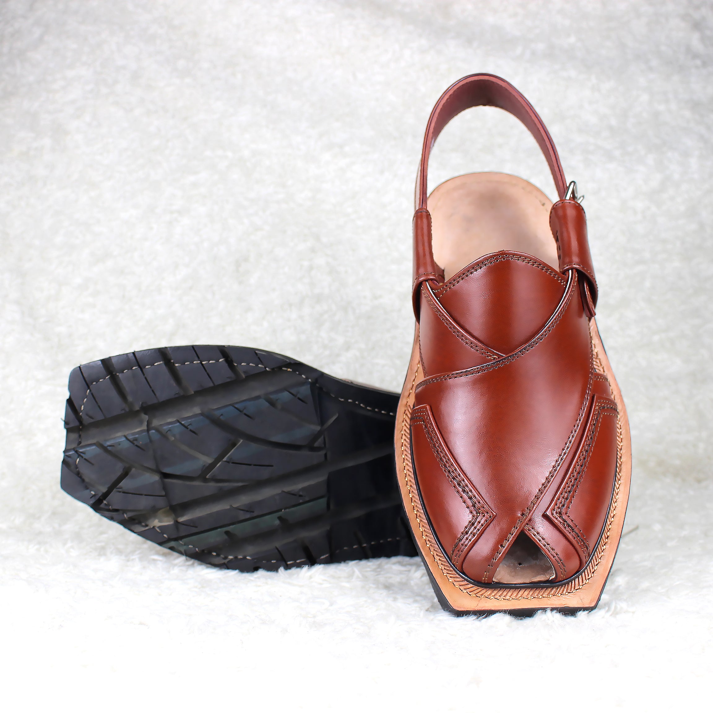 Mustered China Cut Tyre Sole